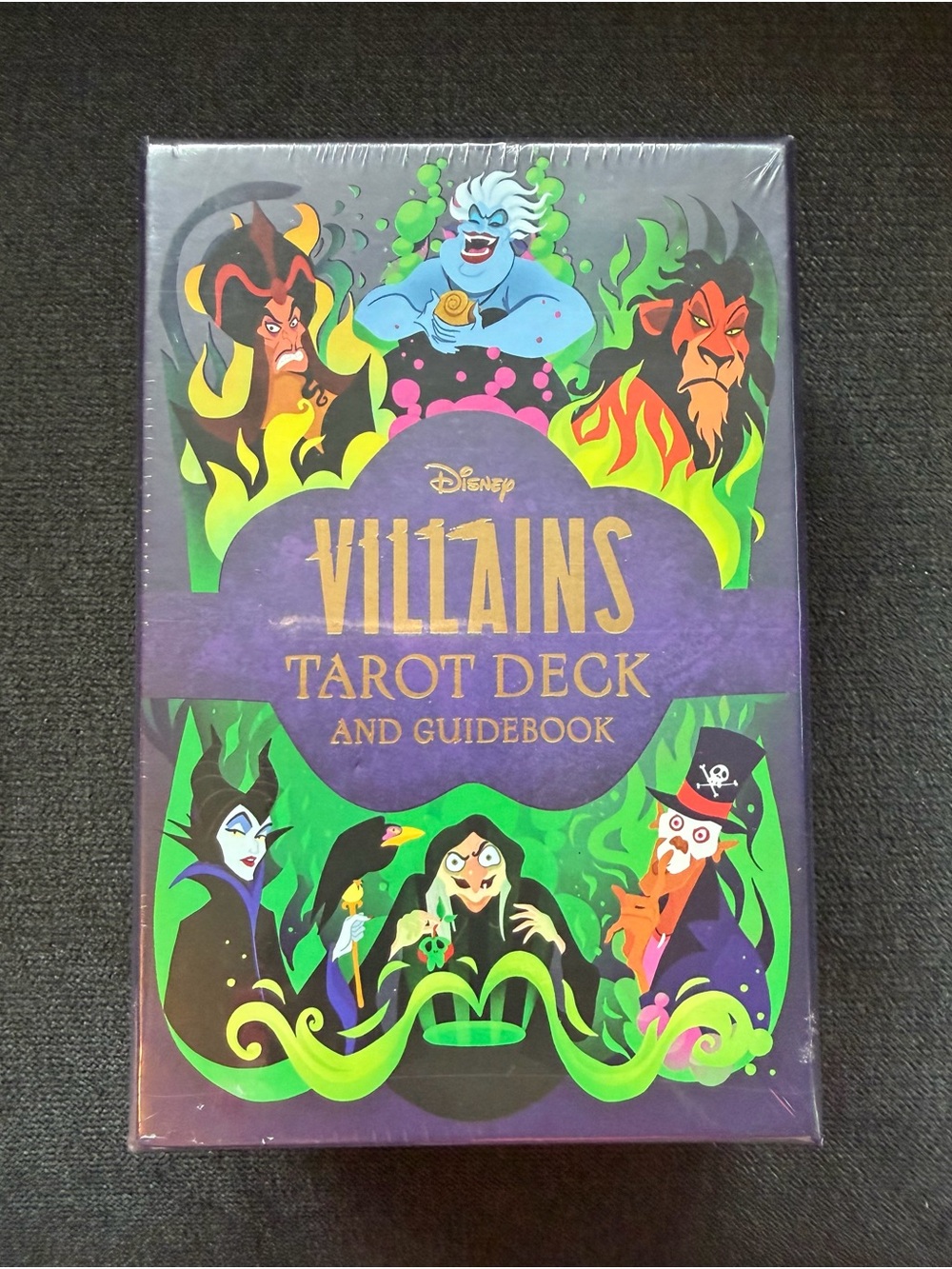 Disney Villains Tarot Card Deck and Guidebook (NEW, SEALED IN BOX)